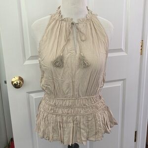 Tassel Detailed Sleeveless Top